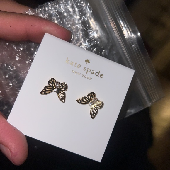 ♠️kate spade butterfly studs - Picture 3 of 5